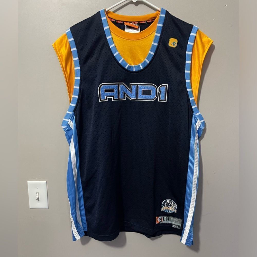 90’s y2k AND1 basketball jersey